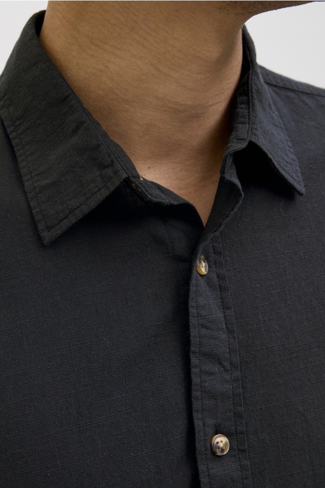 JJESUMMER SHIRT LS SN 12269315 BLACK